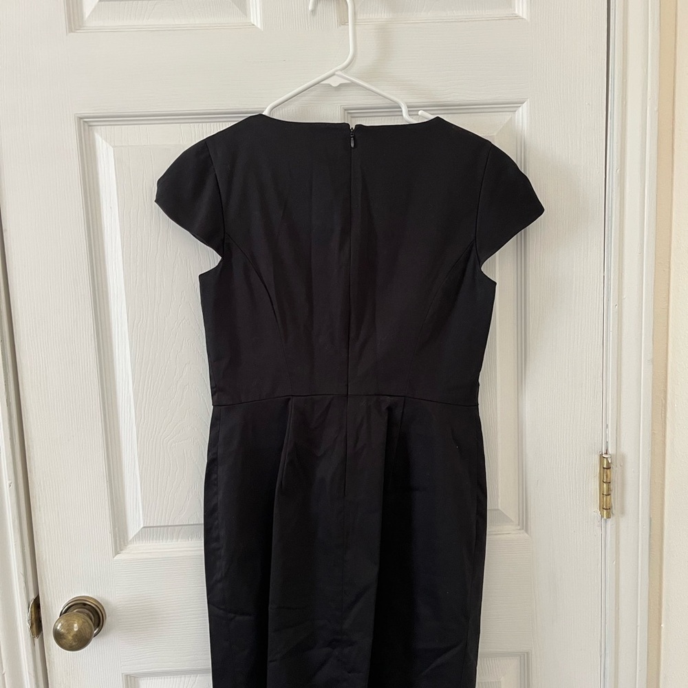 Alfani Black Mini Dress with Embellished Neckline - Picture 4 of 4